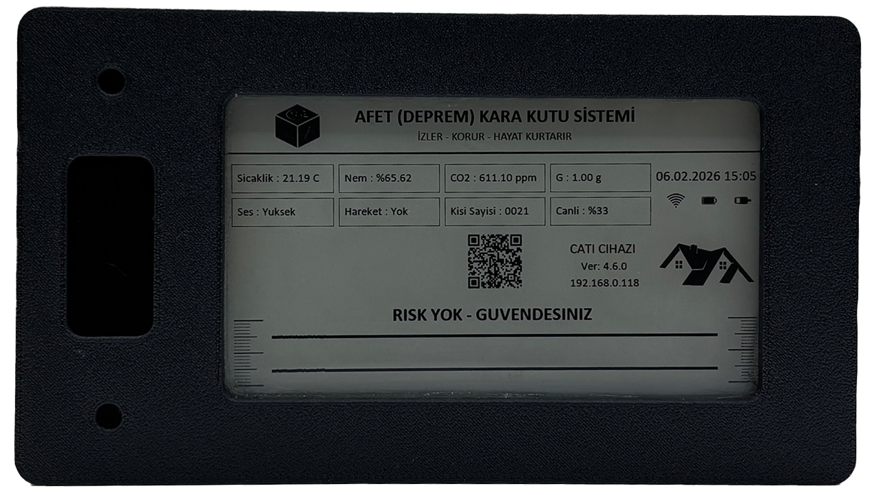 Afet Kara Kutu Sistemi Roof Device