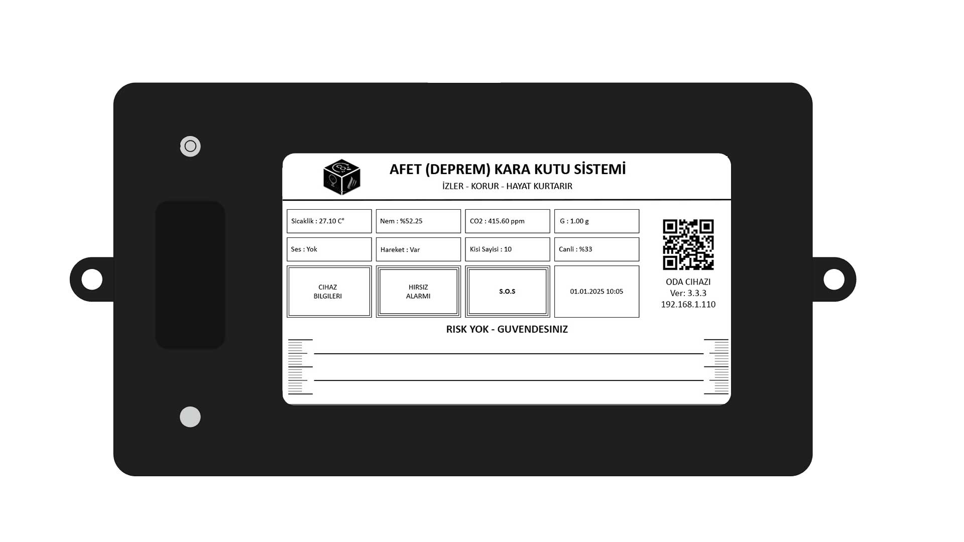 Afet Kara Kutu Sistemi Room Device